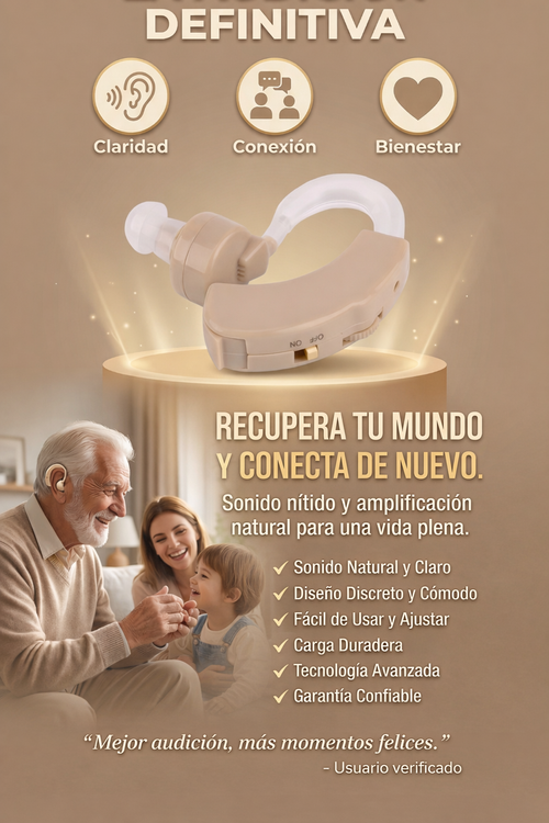 Audifono Amplificador De Sordera a PIlas